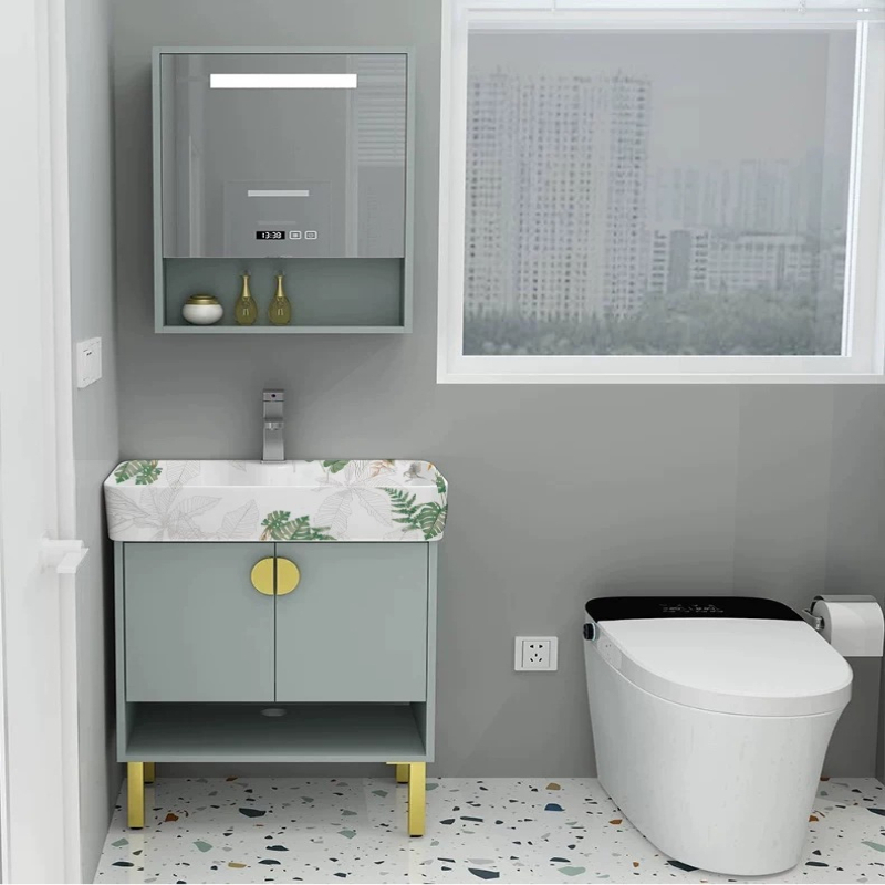 Luxury Skincare Makeup - Kabinet Kamar Mandi Modern Mewah Laci