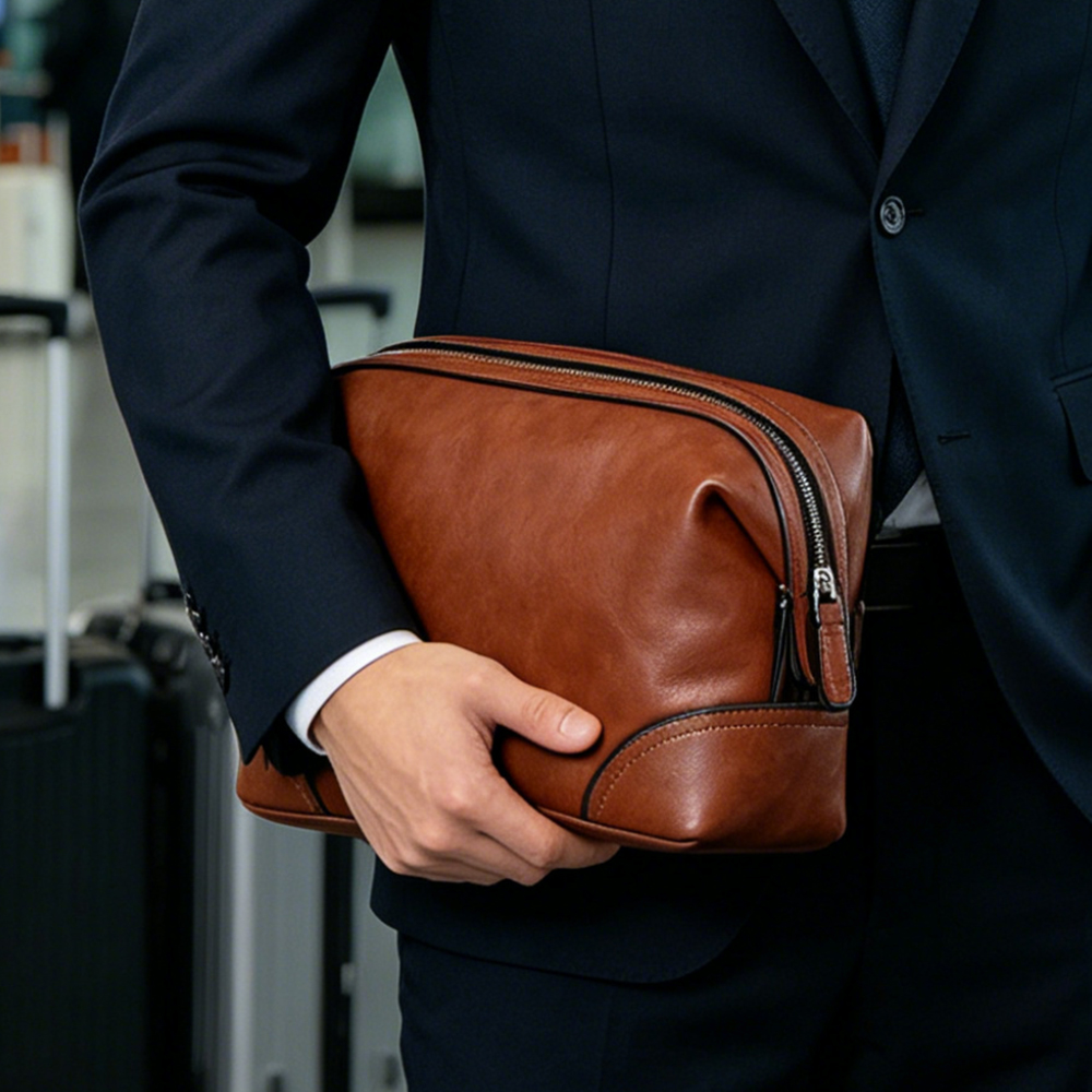 Luxury Skincare For Men - Tas Penyimpanan Kosmetik Kamar Mandi Pria