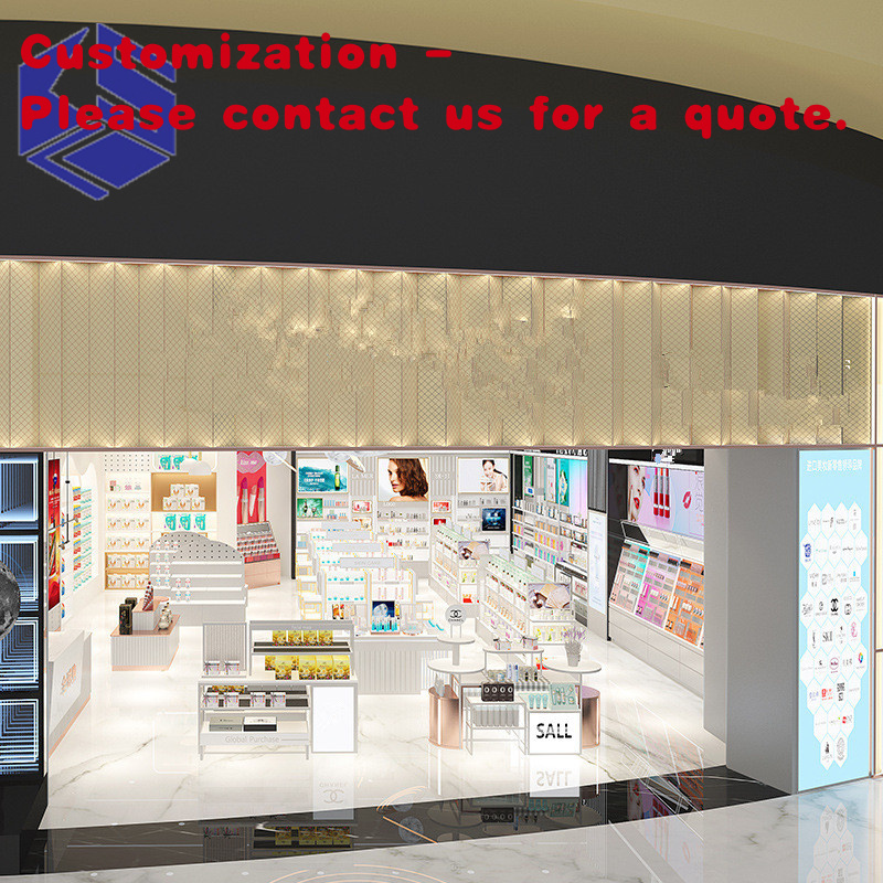Luxury Skincare Store - Toko Kosmetik Gaya Mewah - Lemari