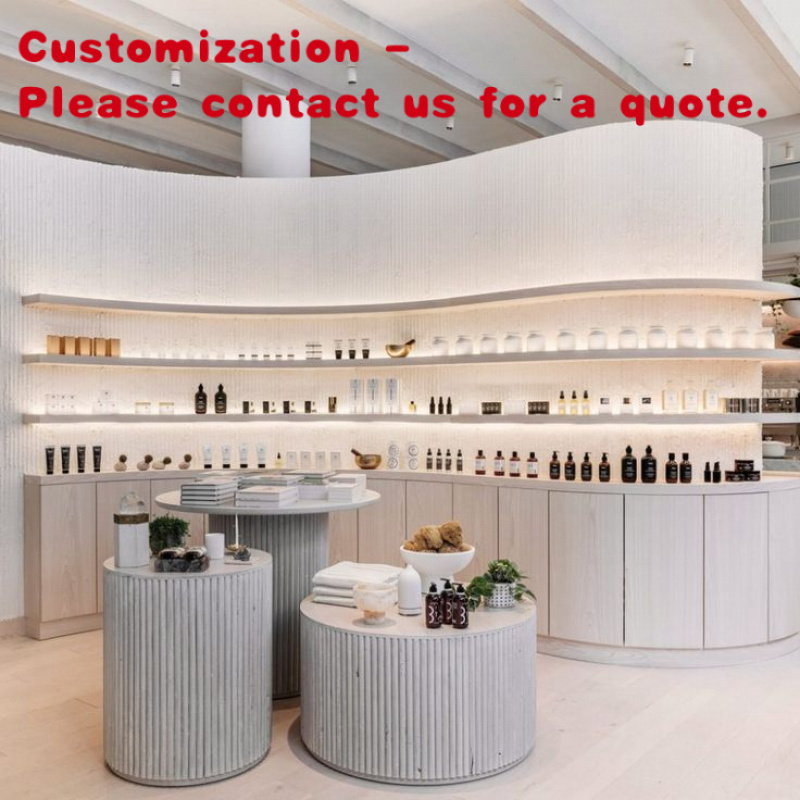Luxury Skincare Store - Desain Interior Toko Kecantikan Mewah Kustom,