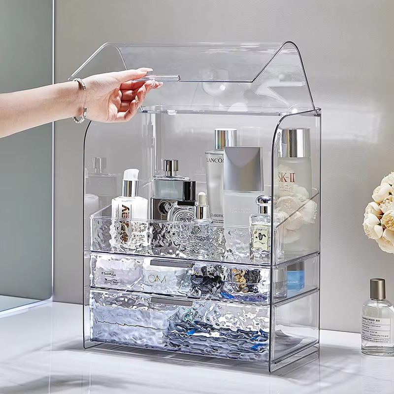 Luxury Skincare Mask - Kotak Penyimpanan Rias Riak Air Mewah
