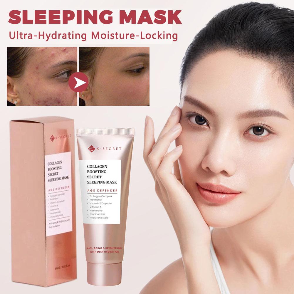 Luxury Skincare Mask - K-SECRET Masker Tidur Kolagen Korea Kelas