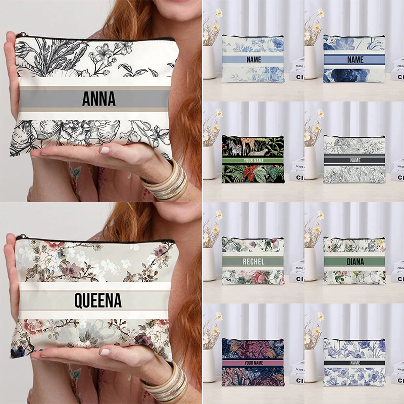 Luxury Skincare And Makeup Brands - Tas Makeup nama kustom Vintage hadiah