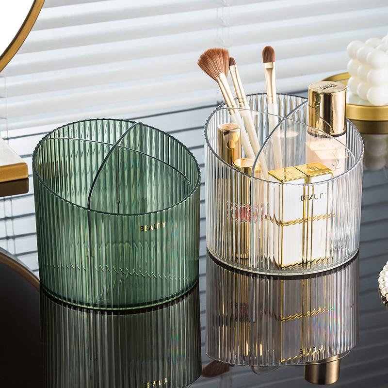 Luxury Skincare Store - Kotak penyimpanan transparan mewah untuk meja,