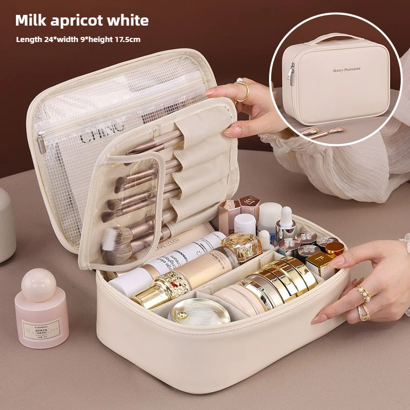 Luxury Skincare Samples - Tas Kosmetik Wanita Kapasitas Besar, Organizer