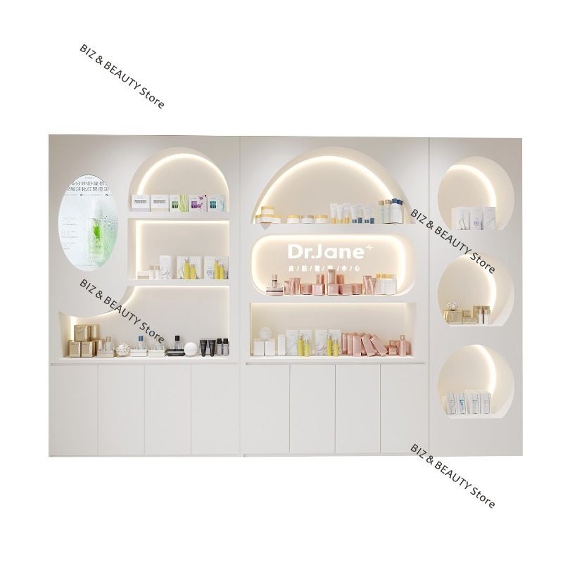 Lemari Display Kosmetik Mewah  - Luxury Skincare Makeup ulasan dan harga