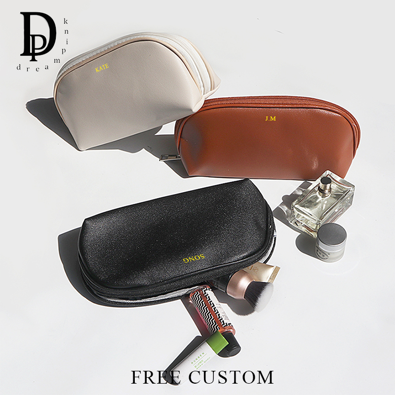 Tas kosmetik ukiran huruf Trav - Luxury Skincare Samples ulasan dan harga