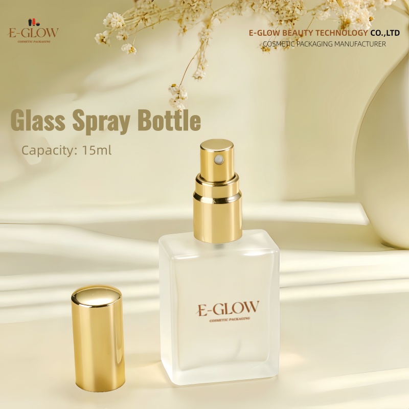 【Logo Custom】100Pcs Botol Kaca - Luxury Skincare Packaging ulasan dan harga