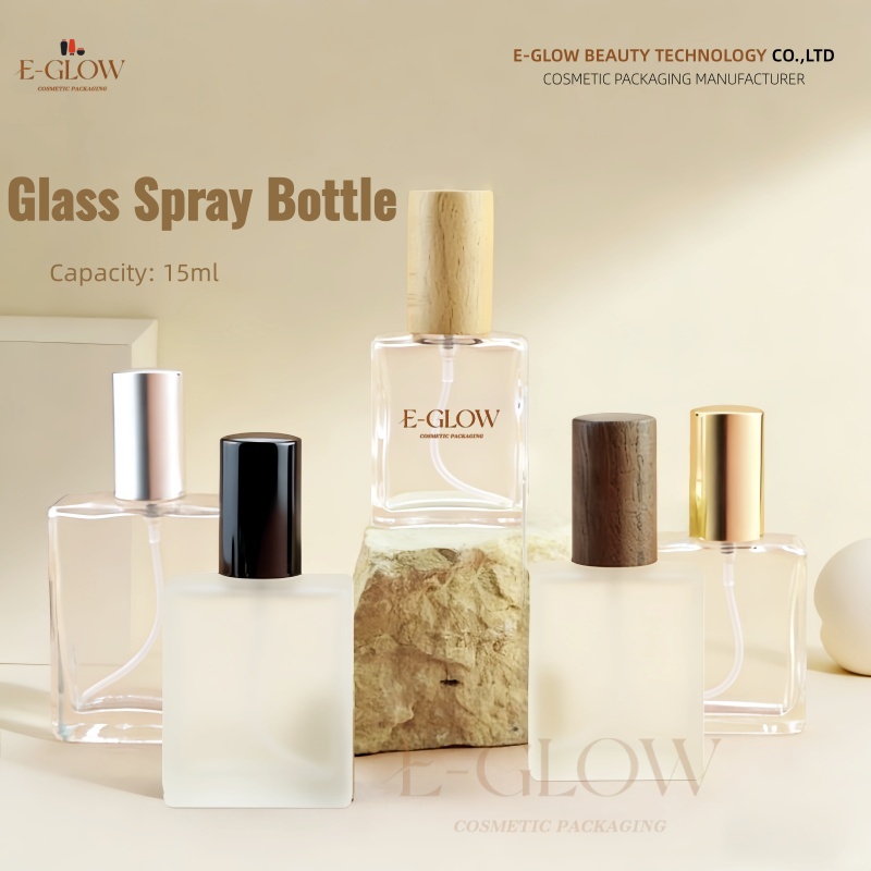 【Logo Custom】100Pcs Botol Kaca - Luxury Skincare Packaging ulasan dan harga