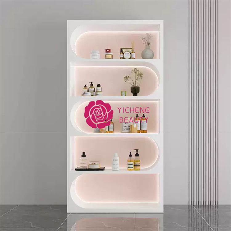 Rak Display Salon Kecantikan M - Luxury Skincare Store ulasan dan harga