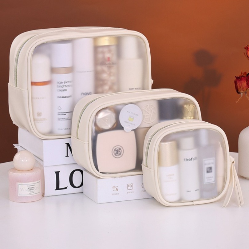Set Tas Makeup Mewah Semi Tran - Luxury Skincare Samples ulasan dan harga