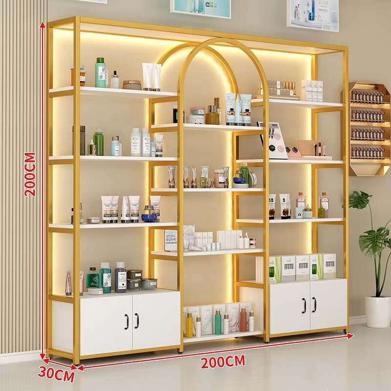 Rak Display Salon Kecantikan M - Luxury Skincare Store ulasan dan harga