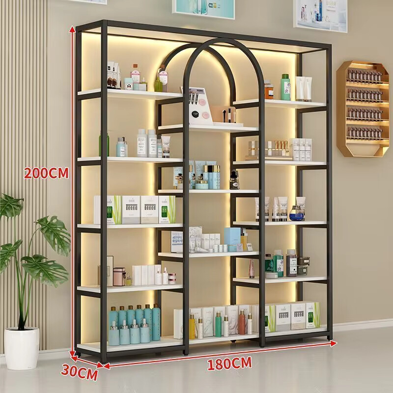 Rak Display Salon Kecantikan M - Luxury Skincare Store ulasan dan harga