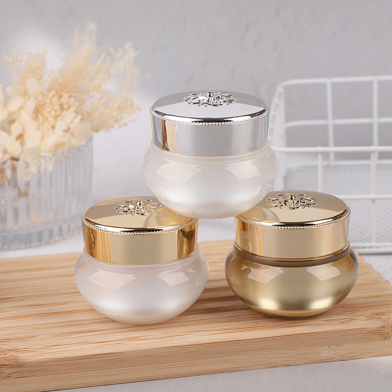 Botol Krim Akrilik Kosong untu - Luxury Skincare Packaging ulasan dan harga