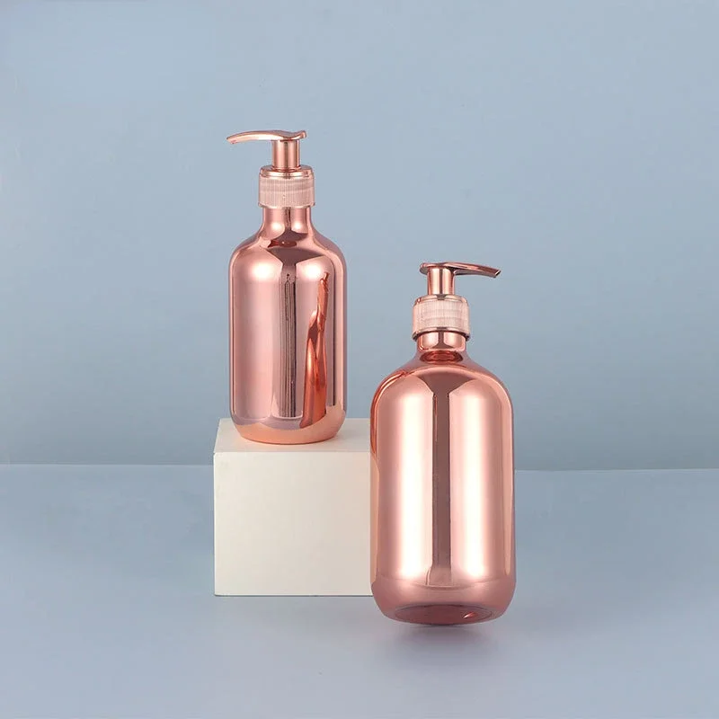 Botol sampo 500ml Electroplati - Luxury Skincare Packaging ulasan dan harga