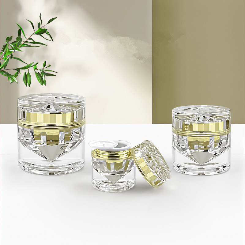Botol pompa kosmetik akrilik,  - Luxury Skincare Packaging ulasan dan harga