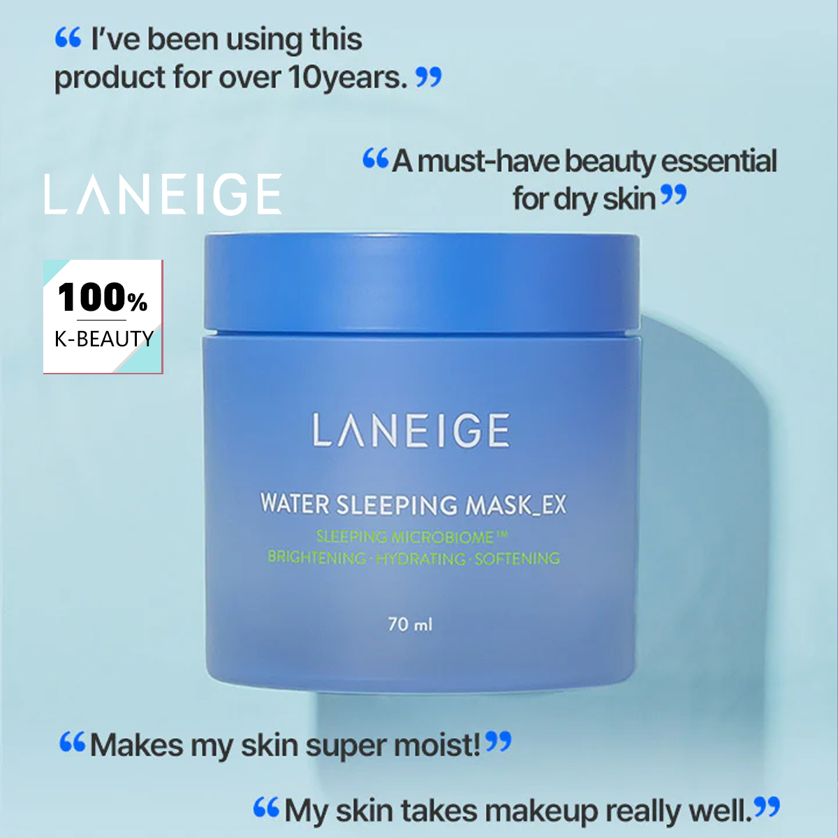 LANEIGE Water Sleeping Mask 70 - Luxury Skincare Mask ulasan dan harga
