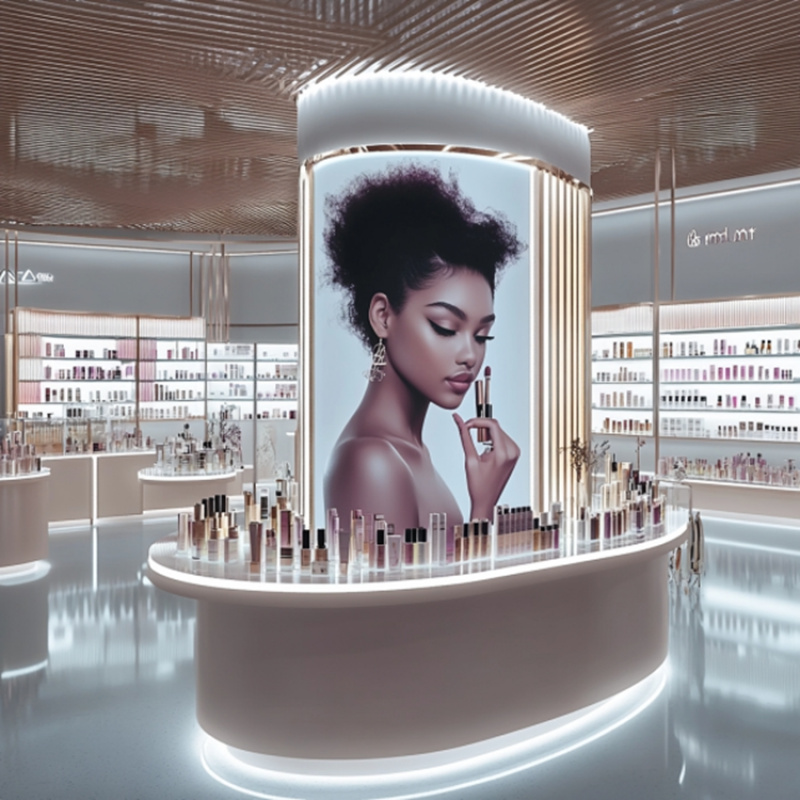 Rak Pajangan Kosmetik Perawata - Luxury Skincare Store ulasan dan harga