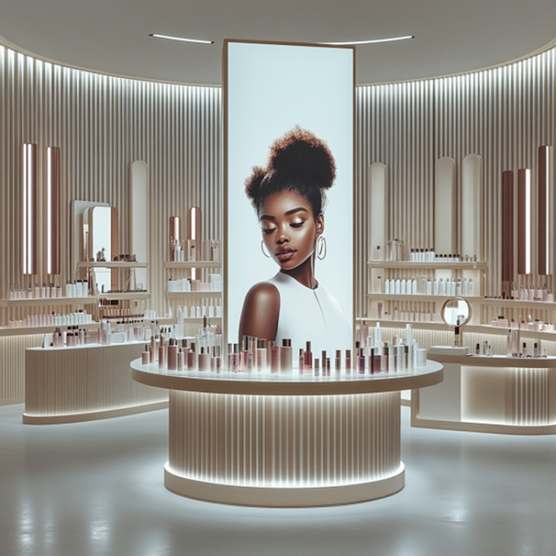 Rak Pajangan Kosmetik Perawata - Luxury Skincare Store ulasan dan harga