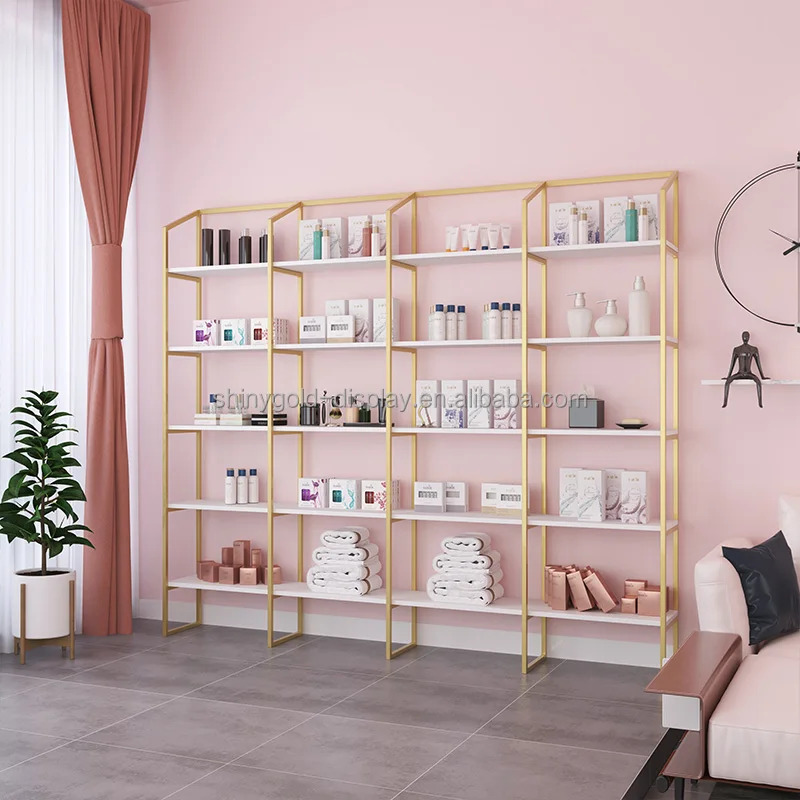 Rak Display Kosmetik Salon Kec - Luxury Skincare Store ulasan dan harga