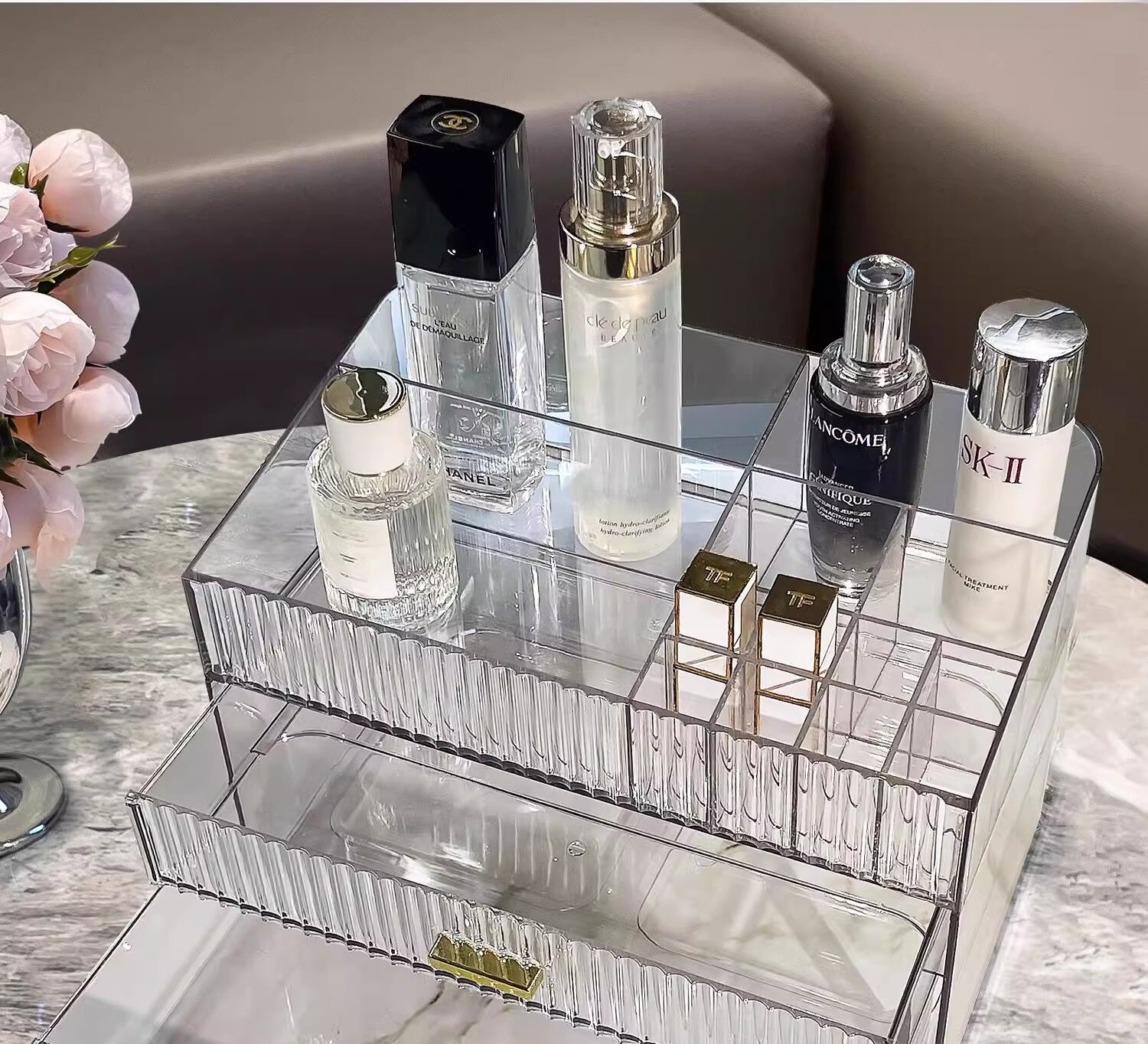 Kotak Penyimpanan Kosmetik Akr - Luxury Skincare Mask ulasan dan harga