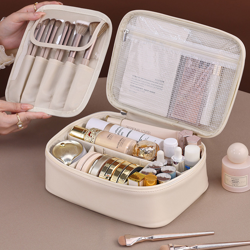 Grosir PU Tas Makeup Tote Kapa - Luxury Skincare Samples ulasan dan harga